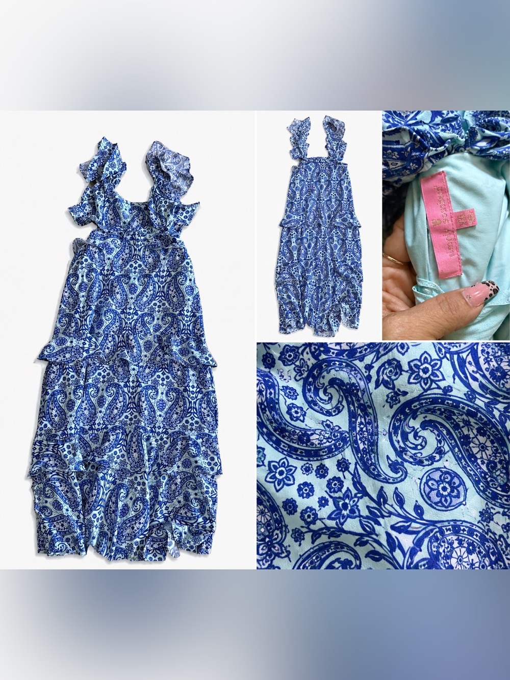 Simply Southern Blue Paisley Maxi Dress